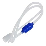 UHANBUT Siphon Pump for Gasoline, 5.84FT Portable Manual Water Pump with Siphon Hose, Universal Car Fuel Transfer Hand Accessories for Oil Diesel Aquarium (1PC)
