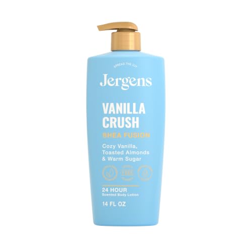 Jergens Shea Fusion Vanilla Crush Body Lotion, Dry Skin, 14 fl oz