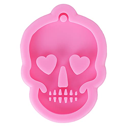 Molde de silicona con forma de calavera para repostería