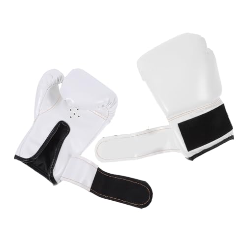 Mitaines de boxe enfant blanches anti-choc pour protéger les petites mains
