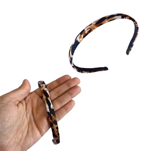 Kit 2 Peças Tiara Para Cabelo Estampa Animal Print Blogueira (Animal Print 3, Normal)