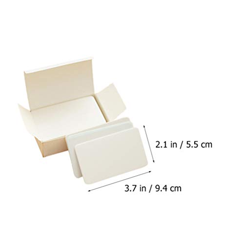 Toddmomy 180 peças de cartões de mensagem em branco para escrever, papel 