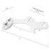 LUXE Bidet NEO 120 - Single Nozzle, Self-Cleaning, Non-Electric Bidet Attachment for Toilet Seat, Adjustable Water Pressure, Rear Wash (White)