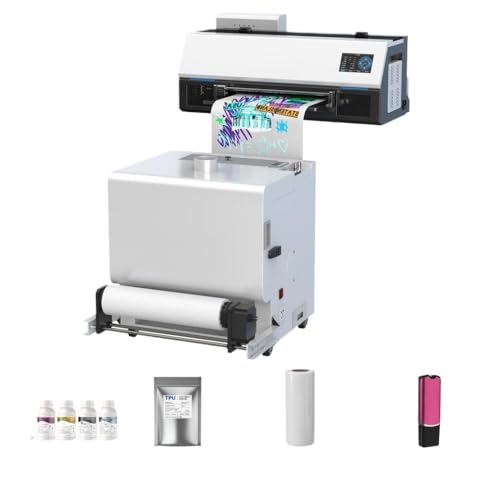 Impresora A3 DTF Compatible con XP600 Directamente a la Impresora de Transferencia de película, máquina de impresión de Camisetas de 33CM para impresión de Sudaderas con Capucha(XP600 DTF Printer5)