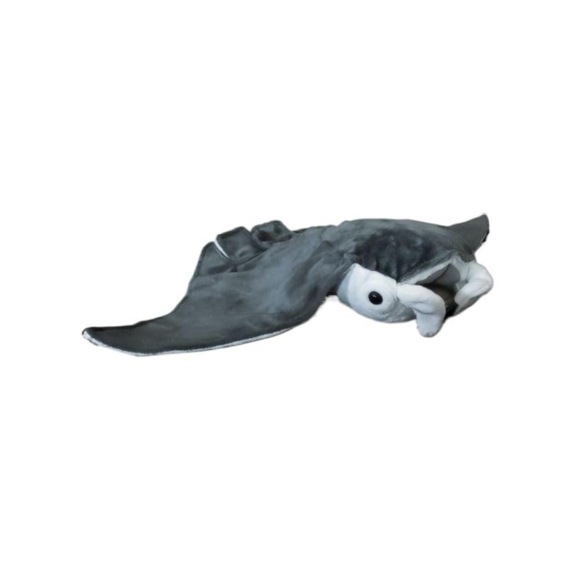 Cadeau éducatif de vie marine : peluche Raie Manta réaliste, le grand poisson-diable à offrir