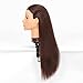 Hairlink 26-28'' Mannequin Head Yaki Synthetic Fiber Hair Styling Training Head Dolls for Cosmetology Manikin Maniquins Practice Head with Stand (9926LB0420)