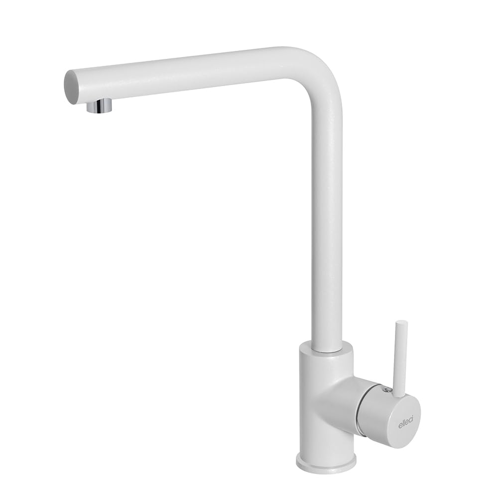 Elleci | Rubinetto cucina Granitek | TRAIL | Colore: G68 Bianco