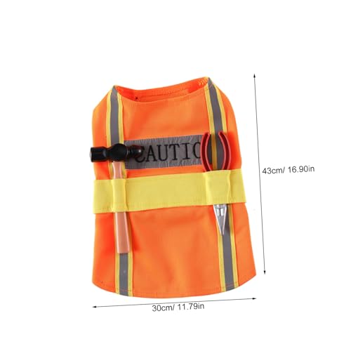 Disfraz para perro resistente Toddmomy talla M naranja miniatura 2