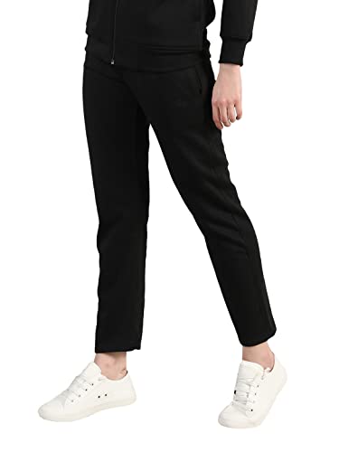 Image of CHKOKKO Women High Rise Gym Wear Sports Fitness Relaxed Track Pant
