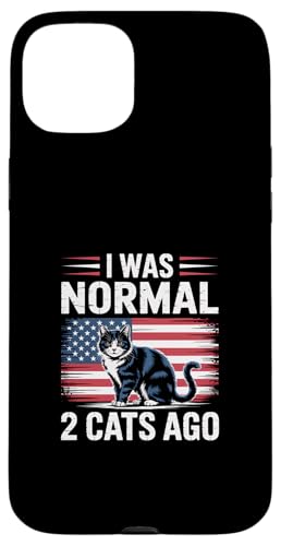 I Was Normal 2 Cats Ago �X�}�z�P�[�X iPhone 15 Plus �p
