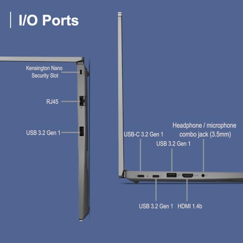 Image of Lenovo ThinkPad E14 Gen 5 Business Laptop (14 inch FHD+ Anti-glare, Intel 10-Core i7-1355U, 16GB RAM, 512GB SSD) Fingerprint, Backlit, Fast Charge, 1080p RGB Webcam, Wi-Fi 6, Win 11 Pro w / Copilot