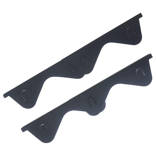 Dranng Cubregrietas para Cocinas - Cubrerenjillas de Vitrocerámica Acero Inoxidable - Juego de 2 Protectores Retráctiles para Grietas y Huecos Entre Encimeras y Placas de la Cocina