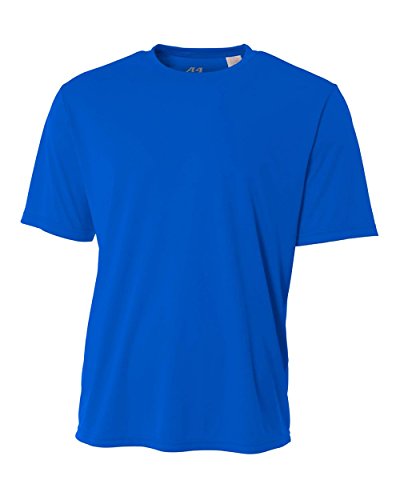 Authentic Sports Shop Royal Blue Adult 4X Short Sleeve Wicking Cool & Comfortable Shirt/Undershirt