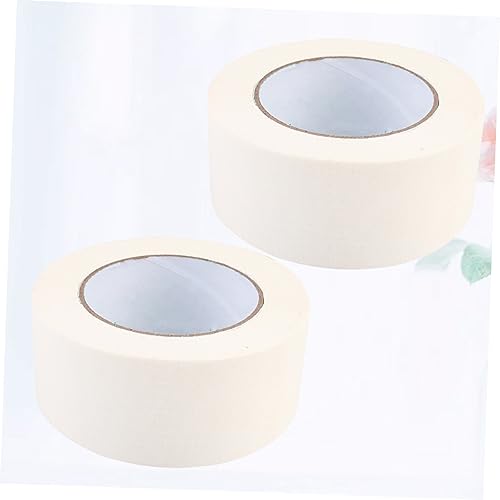 Ciieeo 2 Rolos De Fita Adesiva Branca Fita Adesiva Larga Vintage Fita Artística Fita De Embrulho Fit