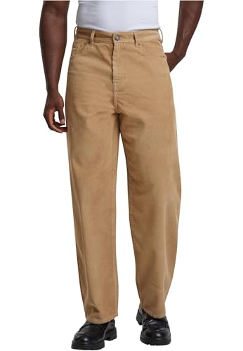 Pantalon velours côtelé homme beige Urban Classics 90s corduroy pants taille 36