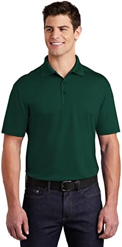Joe's USA Men's Classic Polo Shirts-XL-Dark Green