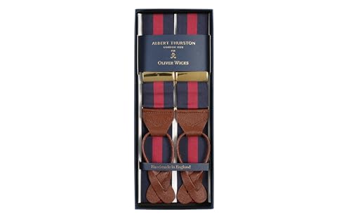 Image of Oliver Wicks Albert Thurston Suspenders for Men, Handmade in England, Premium Quality