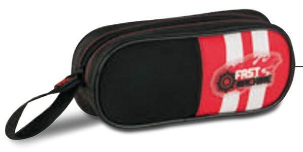 Estojo Escolar Duplo Menino Fast Machine Carro