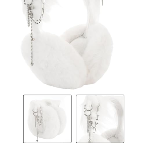 Cache-oreilles chaud pour le ski et charmant pendentif de sac à main