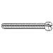 #4-40 x 3/8" Fillister Head Slotted Machine Screw, 100 pk.