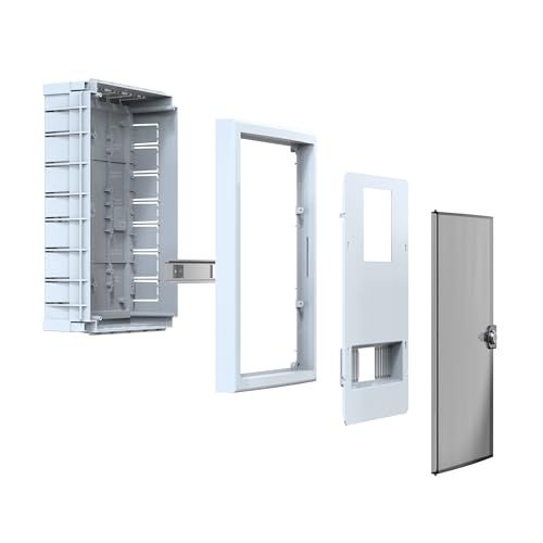 Sayaç Kutusu 9 Sigortalı Monofaze/Trifaze Sıva Altı Sayaç Kutusu IP40 25 x 37.5 x 12.6 cm POLİ 101