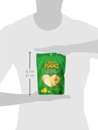 Karen's Naturals Just Peaches, 1.2 Ounce Pouch (Packaging May Vary) All Natural Freeze-Dried Fruits & Vegetables, No Additives Or Preservatives, Non-Gmo #TOP2