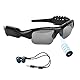 Hereta Bluetooth-Sonnenbrille, 5 m, mit Micro-SD-Karte, erweiterbar bis zu 32 GB mit MP3 + Bluetooth + Kamera + Video-Funktionen
