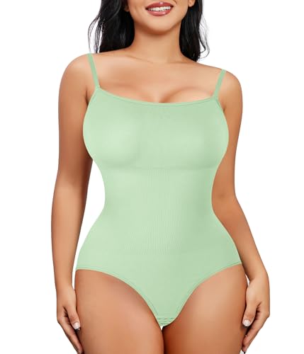Image of Nebility Shapewear Bodysuit for Women - Tummy Control Square Neck Body Suit