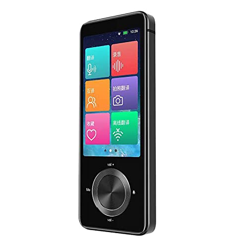 Dispositif de traduction instantanee de langue intelligent et vocal portable noir