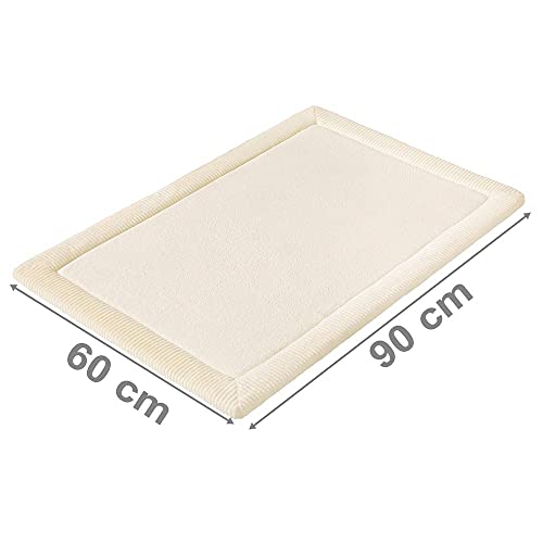 PANA Memoryschaum Badematte in versch. Farben • Badteppich aus weichen Mikrofasern - rutschfest & waschbar… – Bild 3