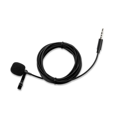 XTRONS Universal Mini 3.5mm Jack 3M Microphone for PC/Mobile/Tablets/Car Head Unit/Camcorders/Cameras/Van/DVD Player Devices Handsfree