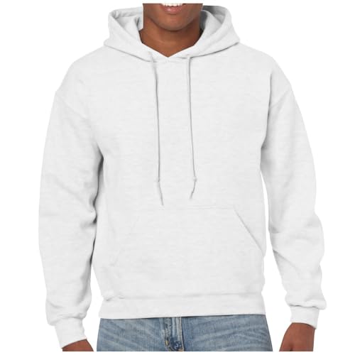 Felpa Uomo Con Cappuccio Giacca Invernale Uomo Maniche Lunghe Leggera Militare Felpe Vestiti Sweatshirt Tennis Sportivo Cotone Hoodie Sportive Felpata Calda Imbottite Running Abbigliamento 12#blanc M