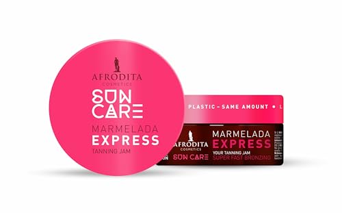 Afrodita Cosmetics Sun Care - Acceleratore per abbronzatura Marmelada, per un'abbronzatura rapida e intensa, con olio di cocco organico al 100%