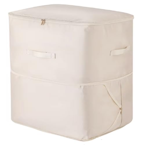 casa corner sac de compression, spacemaster sac de compression ultime, sacs de rangement extensible conception peu encombrante pour voyage et masion vêtements, couettes (Beige,L(52*42*30cm))