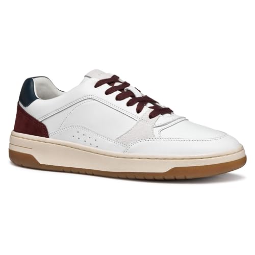 Geox Baskets U Sedral Court pour Homme, Blanches, 41 EU, Blanc., 41 EU