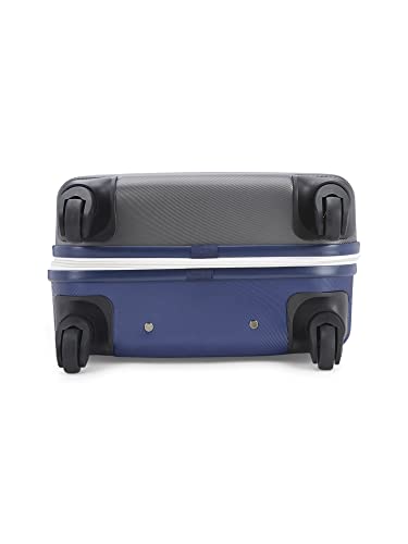Image of Tommy Hilfiger Las Vegas Unisex Polycarbonate Hard Luggage Grey+Navy Medium Size