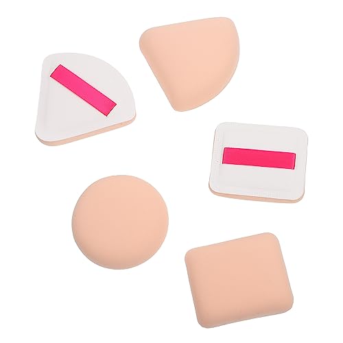 SHERCHPRY 6Pcs Liquid Foundation Sponges Creative Makeup Puff for Loose Powder and Blusher Versatile Cosmetic Accessories and Shapes