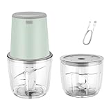 Hachoir efficace : ce hachoir électrique est conçu pour hacher, mélanger, moudre et réduire en purée divers ingrédients rapidement, ce qui rend votre processus de cuisson fluide et agréable.