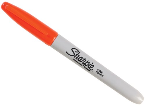 DYMO Fine Orange permanent marker - Permanent Markers (Orange, Grey, Orange, Plastic)