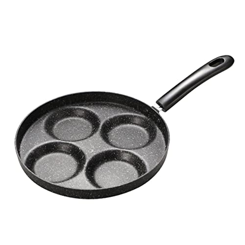 BRIGHTFUFU Cup Non Stick Omelette Pan Frying Pan for Eggs Pancakes and Sliders Heat Resistant Handle Easy to Cookware for Fun Meals
