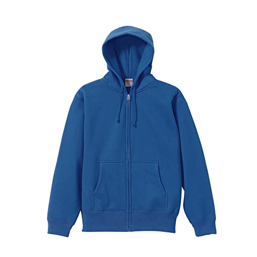 (ユナイテッドアスレ)UnitedAthle 10.0オンス T/C スウェット フルジップ パーカ(裏起毛) 562001 085 ロイヤルブルー L