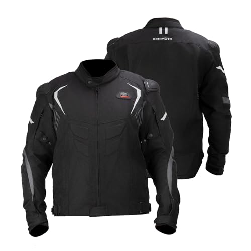 KEMIMOTO Motorcycle Jacket Men with CE 2 Armored All Protection Jacket All Season Motorbiker Jacket Windproof