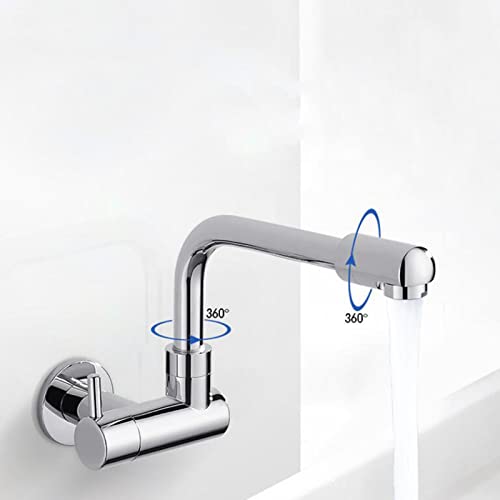 Robinet de cuisine mural eau froide idéal pour optimiser l'espace de votre évier - 3