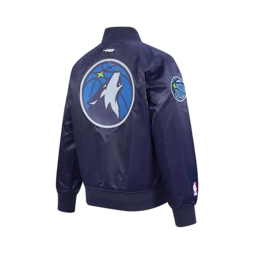 Chaqueta NBA Classic de Satén Pro Standard con Parches de Chenilla Premium 4