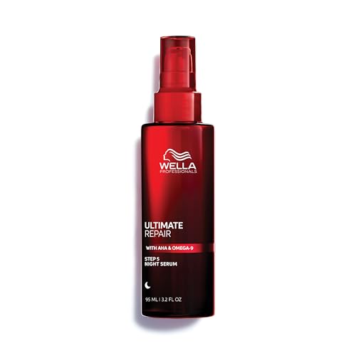 Wella Professionals ULTIMATE REPAIR Sérum de Noche - Tratamiento Sin Aclarado Ligero para Cabello Dañado - Control del Frizz - Acción 8h - Repara, Hidrata y Protege Todo Tipo de Cabello, 95 ml