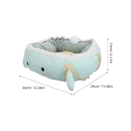 Hamac suspendu pour chaton lit balançoire portable peluche chaude - 3