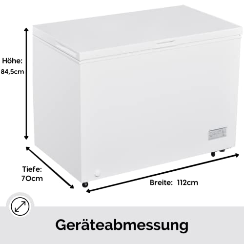 Pkm Gefriertruhe 300 Liter GT 300.2 mit 308L Nutzhinhalt