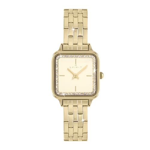 Montre pour femme Spirit glamour avec cadran doré pour rayonner en soirée