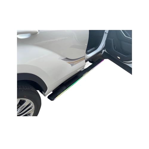 Telescopic Running Board Side Step Nerf Bar Compatible For Toyota Highlander/Kluger 2024-2025,Intelligent Scalable(Colorful stre