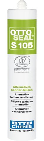 OttoSeal S105, das alternative Sanitär-Silicon, 310ml Farbe: C00 TRANSPARENT